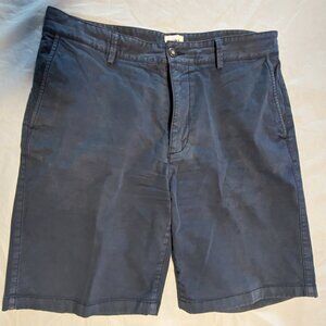 Flint and Tinder 365 Chino Dark Blue Men's Casual Short Size 33"/9" Flat Front